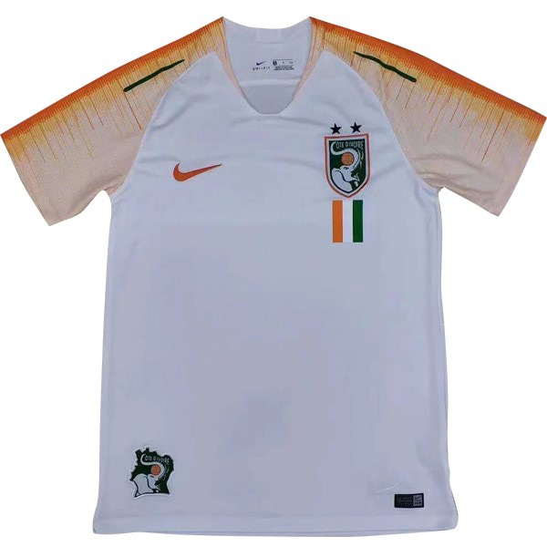 Heim Trikot Costa D'Avorio 2018 Weiß Fussballtrikots Günstig